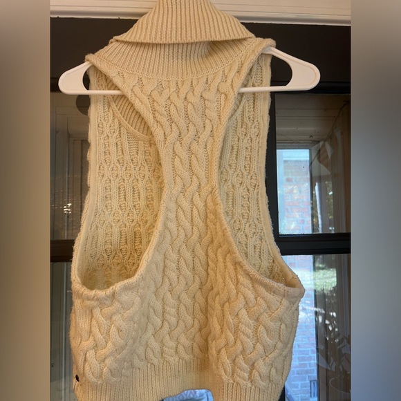 One Teaspoon Racerback Cowl Neck Sweater size Medium - Picture 2 of 7